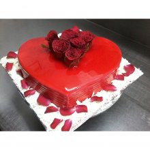 کیک تولد با تم قلب