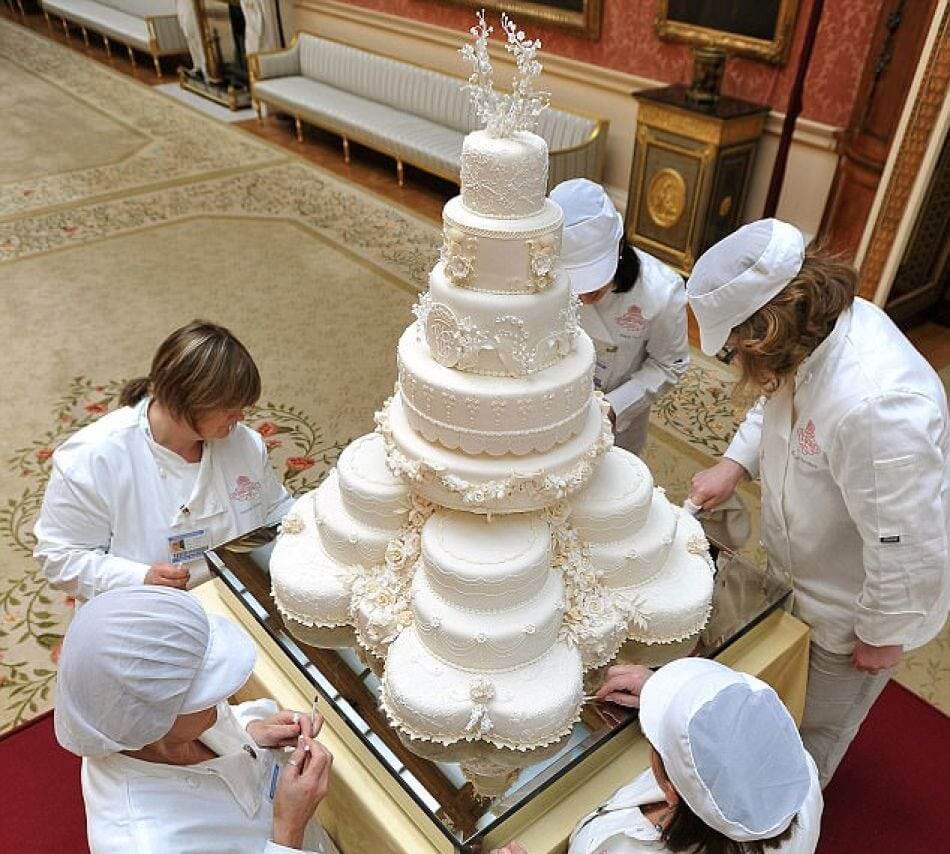 کیک عروسی شاهزاده ویلیام و کِیت میدلتن