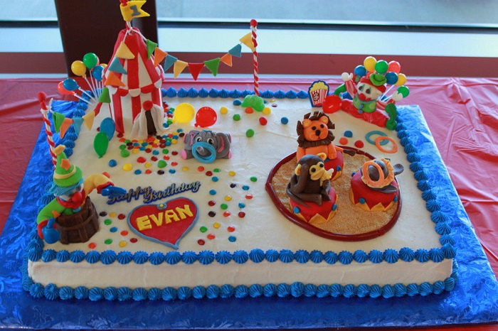 طراحی کیک تولد با تم سیرک