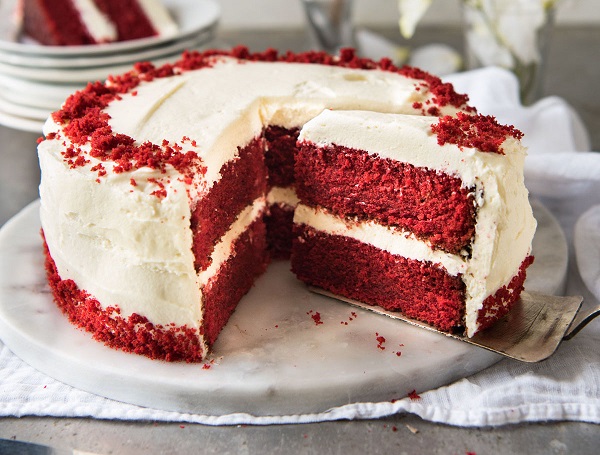 تهیه کیک ردولوت یا مخملی قرمز red velvet